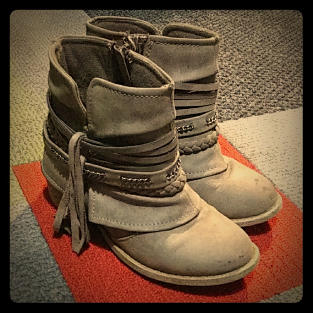 Girl's Suede Boots size 12